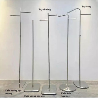 Kệ Treo Quần Áo Chụp Ảnh Inox, Sào LiveStream Inox