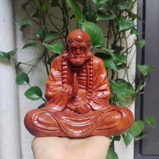 Tượng đạt ma sư tổ ngồi thiền bằng gỗ hương