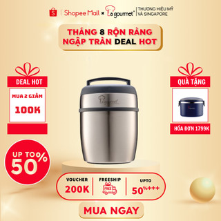 Hộp cơm giữ nhiệt La gourmet Sakura 2 ngăn 1.5L (bảo hành 5 năm) - 408884