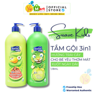 Sữa tắm gội suave kids 1.18l