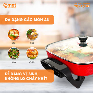 [KHO HCM ] Chảo lẩu điện đa năng 5L COMET - CM7736
