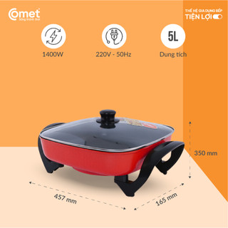 [KHO HCM ] Chảo lẩu điện đa năng 5L COMET - CM7736