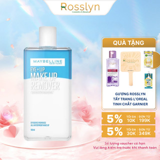 Nước tẩy trang mắt và môi Maybelline New York Eye & Lip Makeup Remover 150ml Rosslyn