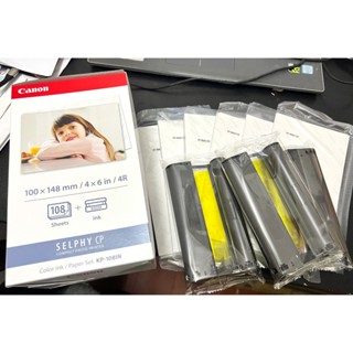  Giấy mực in ảnh canon kp108 cho máy in canon selphy cp1200,cp1000,cp910,cp1300 