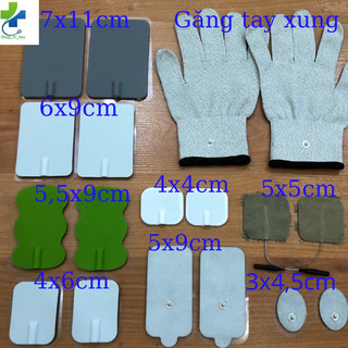 Miếng dán xung điện máy mpt812, doctorhome, dr.ho, kích thước 4x4, 4x6, 6×9cm, 7x11cm