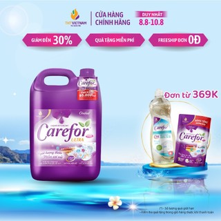 Nước giặt Carefor Chính hãng Giữ màu, Bền vải 5 Lít