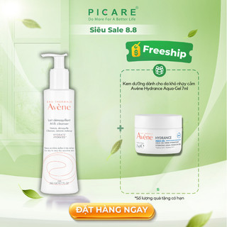 [06/25] Sữa rửa mặt tẩy trang và giữ ẩm êm dịu cho da thường & da khô Avene Gentle Milk Cleanser 200ml