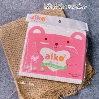 [hàng chính hãng] Combo 30 tờ giấy lót phân su AIko