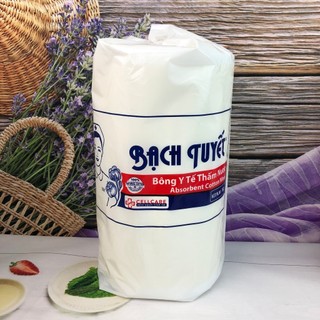 Bông Y Tế Cuộn 1Kg - Bông thấm nước Loại 1 ( Bông bạch Tuyết )