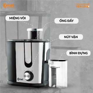 [Hỏa tốc HCM] Máy ép trái cây 400W COMET - CM9838