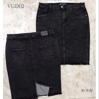 Chân váy jean co giãn big size vgd2 30-35