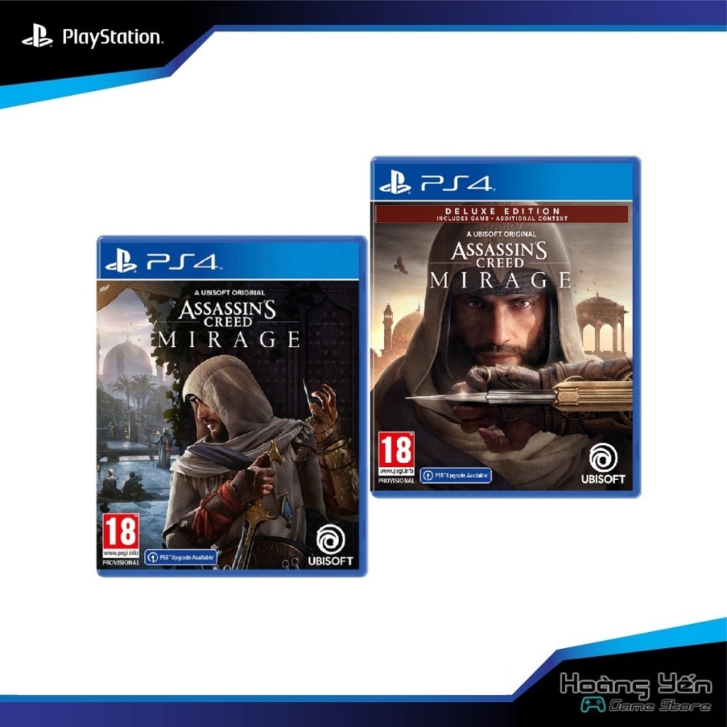 Đĩa Game Assassin's Creed Mirage Ps4