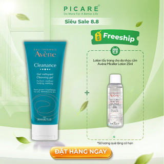 [06/26] Sữa rửa mặt dạng gel dành cho da dầu mụn Avene Cleanance Cleansing Gel 200ml