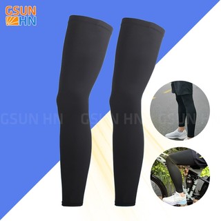1 Đôi Ống chân chống nắng nam nữ đạp xe, chơi thế thao, chạy bộ, vải mềm, co giãn, thoáng khí, không tụt Gsun HN