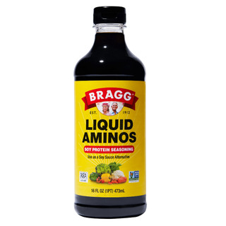 Nước tương (xì dầu) đậu nành Bragg 473ml Liquid Aminos Soy Protein Seasoning 16oz