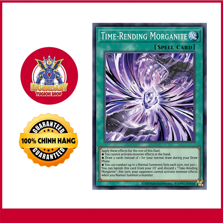 [Thẻ Bài Yugioh Chính Hãng] Time-Tearing Morganite