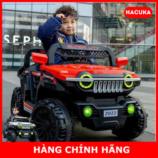 Xe ô tô điện cho bé, Xe ô tô địa hình trẻ em kèm điều khiển từ xa thiết kế mạnh mẽ GS20