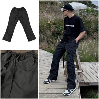 Quần dài nam nữ vải dù dày dặn vừa phải NYLONPANTS EWIGEN màu ĐEN , bên trong có lót lưới mỏng thoáng mát nhanh khô