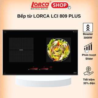 Bếp từ đôi LORCA LCI - 809 PLUS - Hàng chính hãng cao cấp linh kiện từ Đức, công nghệ Inverter