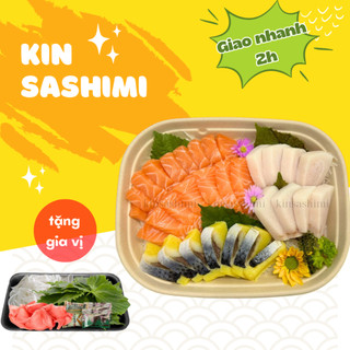 Sashimi cá hồi, cá trích, cá k i e m