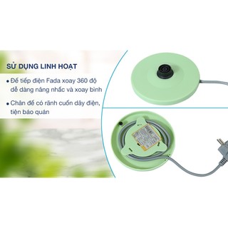 [Có hỏa tốc TPHCM ] Bình đun siêu tốc inox 304 1.8L COMET - CM8218