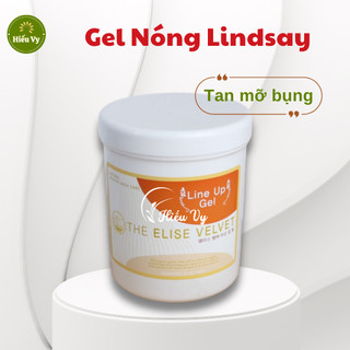 Gel nóng tan mỡ giảm béo lindsay 1000g - the elise velvet không bết dính cho spa/tmv