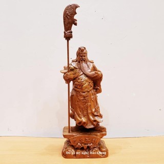 Tượng quan công trung nghĩa bằng gỗ