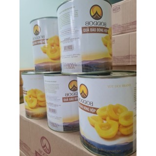Đào hộp ngâm thái lan - hộp 820g - boddob
