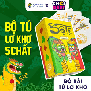 Board game bộ bài tú lơ khơ 5 chất- bài tú lộc- trò chơi nhóm 5- 10 người chơi - đồ chơi giải trí- zyo rubik hồ chí minh