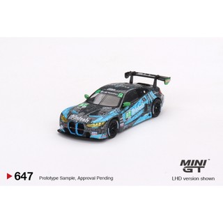  MÔ HÌNH 1:64 MINI GT - BMW M4 GT3 #97 Turner Motorsport IMSA 2023 Laguna Seca GTD 2nd Place 