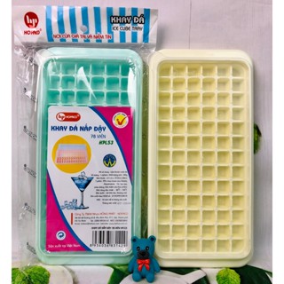 Khay đá nắp đậy 78 viên HPL53 – Khuôn làm thạch rau câu siêu tiện lợi – Khay làm đá bằng nhựa cao cấp Hofaco