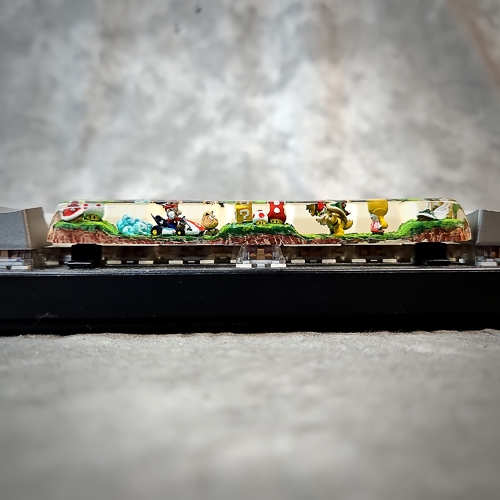 Spacebar Mario, nút bàn phím cách mario, nút cách bàn phím cơ, mario keycap