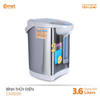 [Có hỏa tốc TPHCM ] Bình thủy điện dung tích 3,6L COMET - CM3226