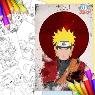 Tranh tô màu naruto ttm-0034