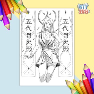 Tranh tô màu Naruto TTM-0034