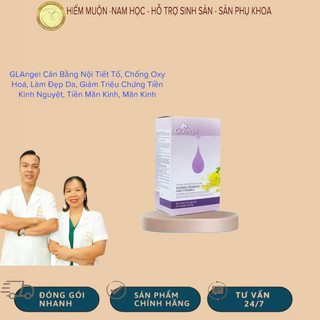 GLAngel cân bằng nội tiết tố, chống oxy hoá làm đẹp da, giảm triệu chứng tiền kinh nguyệt, tiền mãn kinh, mãn kinh