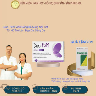 Duo-Fem - Viên bổ sung nội tiết tố, hỗ trợ làm đẹp da, sáng da