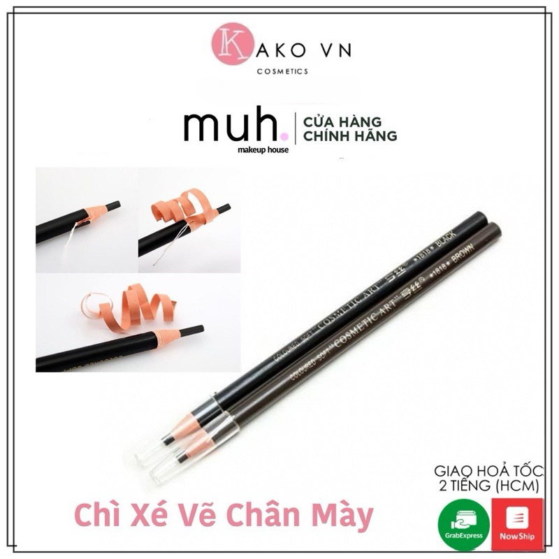 Chì Xé Phẩy Sợi Vẽ Chân Mày MUH