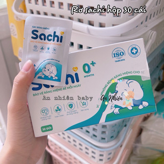 Rơ lưỡi SACHI cho bé hộp 30 gói - rơ sachi