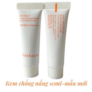 [ Mini 10ml Mới ] Kem Chống Nắng SULWHASOO trắng da nâng tone MILKY TONE UP