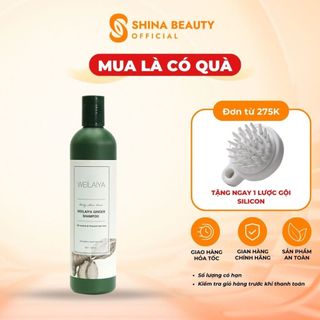 Dầu GỘI GỪNG WEILAIYA tinh chất gừng hỗ trợ móc tóc và hạn chế rụng tóc 400ml - Hàng chính hãng