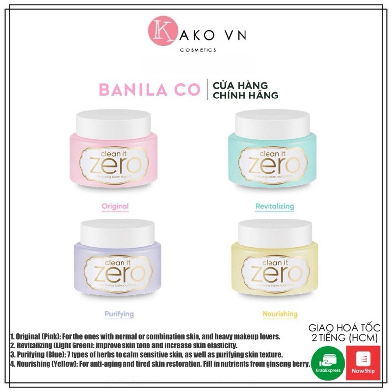 Tẩy trang dạng sáp Clean It Zero Cleansing Balm Original