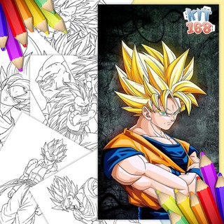 Tranh tô màu Anime Dragon Ball TTM-0005