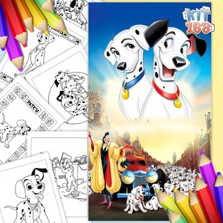 Tranh tô màu Phim hoạt hình 101 con chó đốm TTM-0014