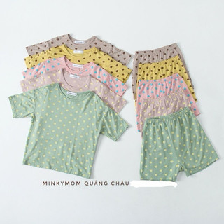 [MINKY MOM] Bộ Cộc Chấm Bi Thun Lạnh Minkymom Quảng Châu
