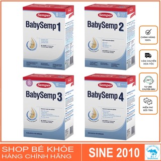 Sữa bột Semper Thụy Điển 800g từ số 1-4 (Mẫu mới - Date mới nhất)