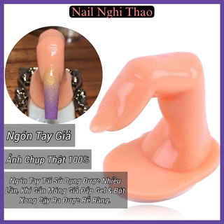 Ngón tay giả học làm nail, sơn móng, gắn móng, tập đắp bột.