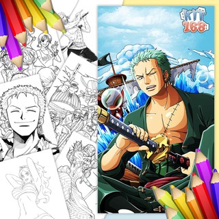 Tranh tô màu One Piece TTM-0046
