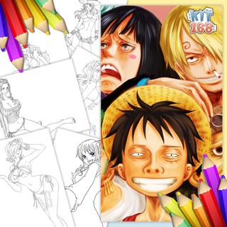 Tranh tô màu One Piece TTM-0047
