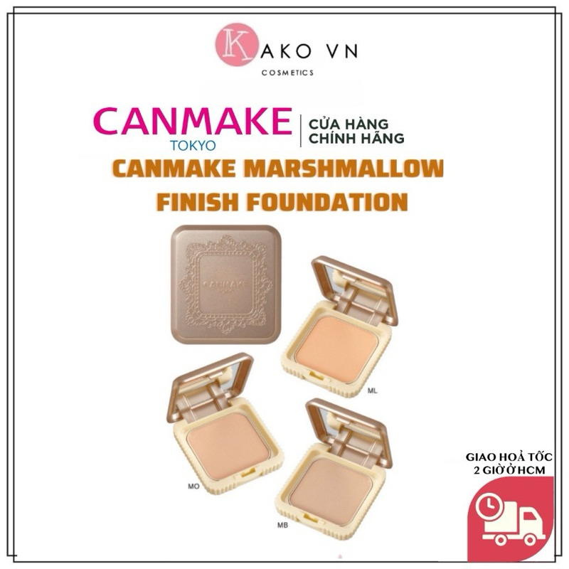 Phấn nền Canmake Marshmallow Finish Foundation ML SPF50 PA+++ 9.1g